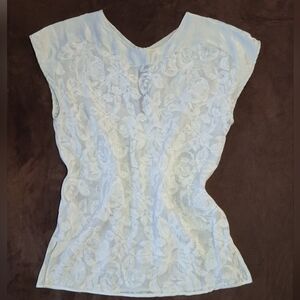 100% Silk Top Made In Italy